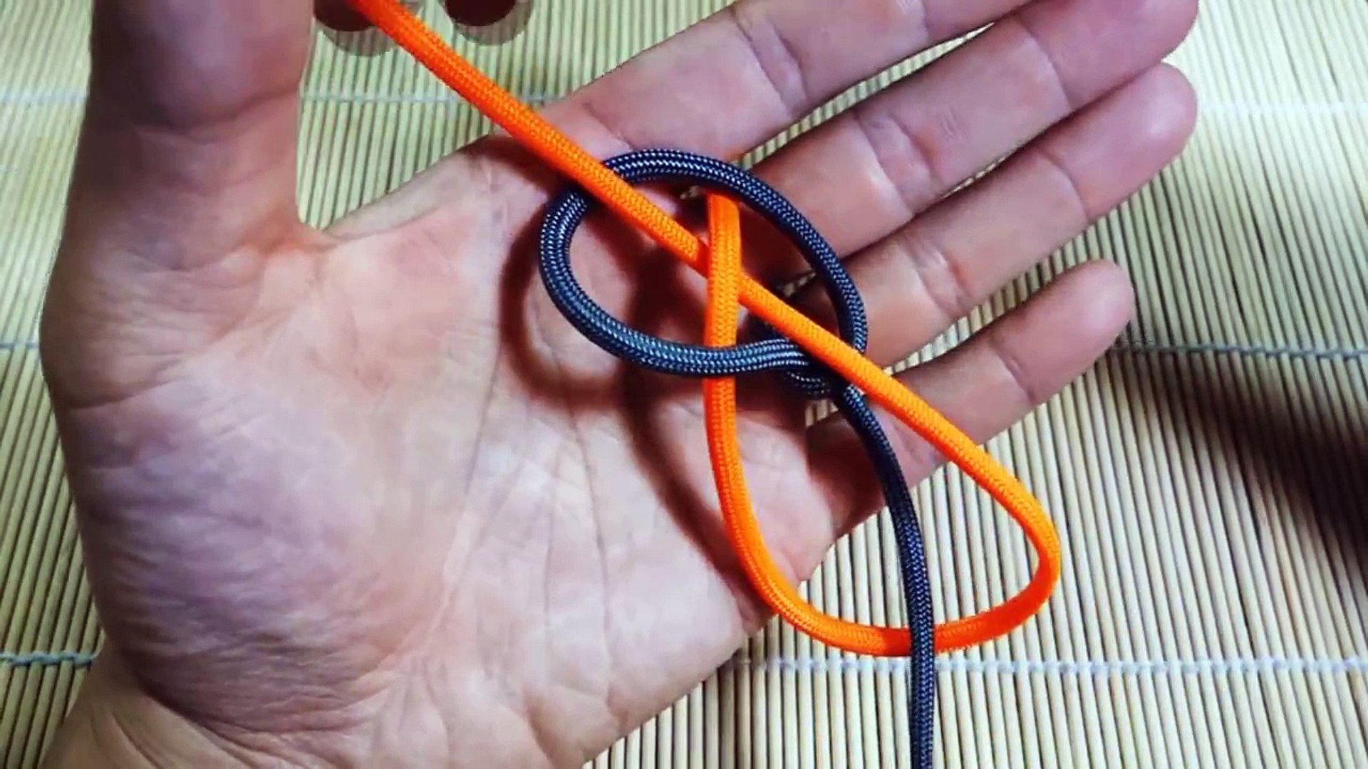 Paracord Lanyard Knot / Two Strand Diamond Knot Tutorial - EASY METHOD -  video Dailymotion