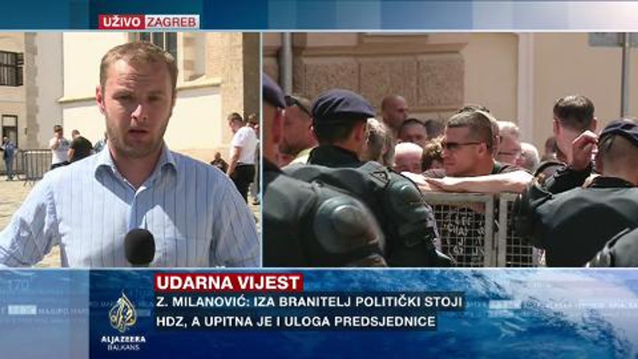 Čorkalo o protestu veterana na Markovom trgu