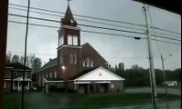 Etats-Unis : une église frappée par la foudre