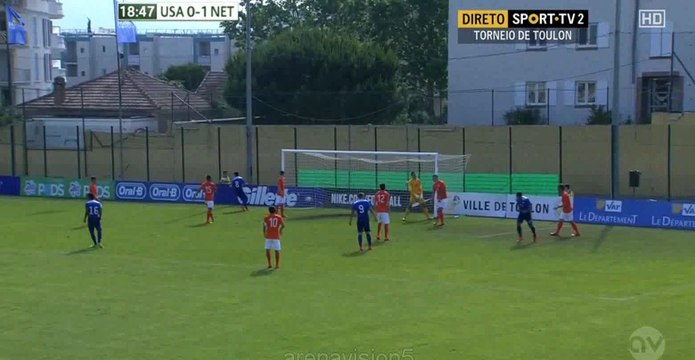 1-1 Jerome Kiesewetter Goal - USA U20 v. Netherlands U20 Toulon Tournament 29.05.2015