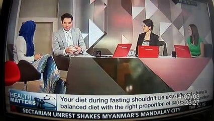 Nutritionist Suria Mohd Interview on Channel NewsAsia LIVE Morning Show