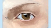 HOW TO DRAWING AND PAINTING SUPER REALISTIC EYE | SPEED PAINTING