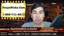 Anaheim Ducks vs. Chicago Blackhawks Game 7 Odds Free Betting Pick Prediction NHL Playoff Preview 5-30-2015
