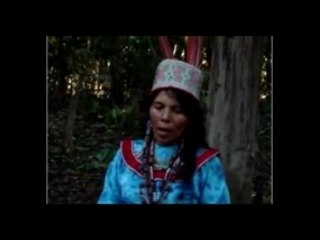 Amazon shipibo shaman singing