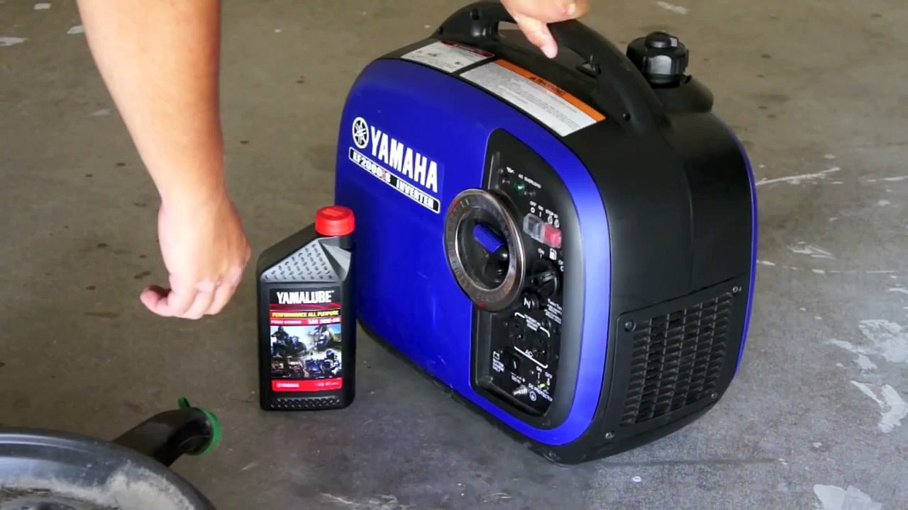 How To Change oil in the Yamaha EF2000IS video Dailymotion