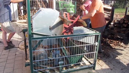 Brennholz - Doppelsäge(Eigenbau)