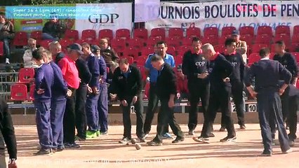 Première partie, première phase du Super 16, Sport Boules, Lyon 2015