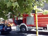 Un autobus prende fuoco a Roma - nessun ferito