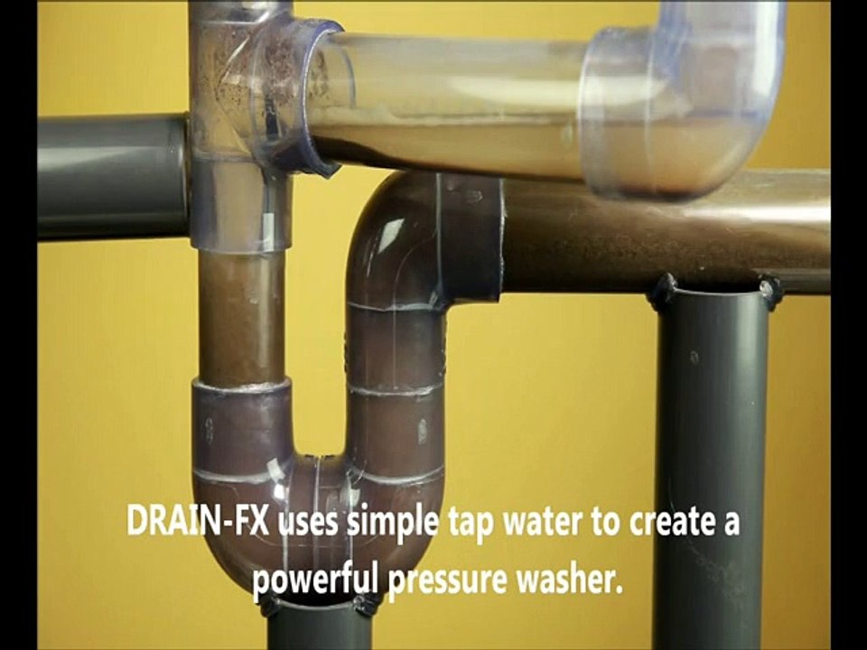 Unclog and clean your drains (Sand Trap - See how well DRAIN-FX works on sand)