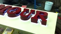 RR Signs reverse channel letters