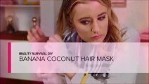 Banana Coconut Hair Mask to Restore Dry and Damaged Hair