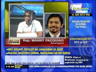 Pacquiao thanks WBO for decision
