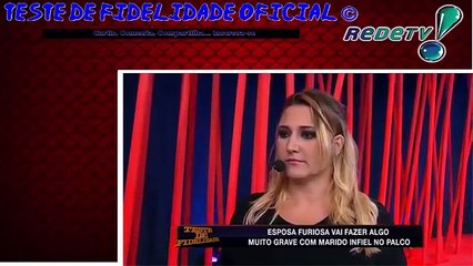 Márcia Imperator beija mulher de marido infiel - Teste de Fidelidade