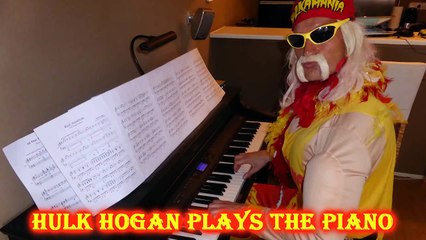 Hulk Hogan plays the piano - Undertaker Theme