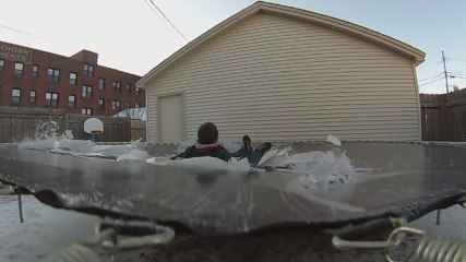 Minnesota Cold (Part 13 - TAKE 1) Frozen Trampoline