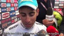 Giro d'Italia 2015 - stage 19: Fabio Aru and Alberto Contador post race interviews