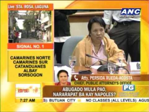 Punto por Punto: Abugado mula PAO, nararapat ba kay Napoles?