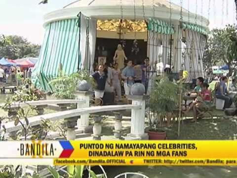 Fans visit celebrities' tombs