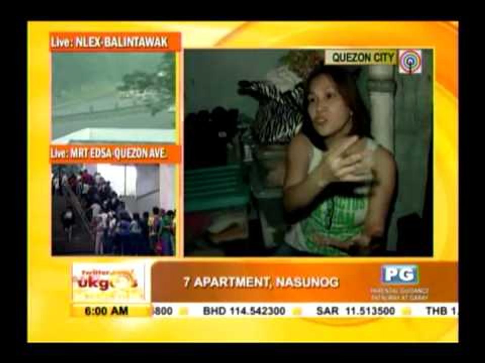 Fire hits apartments in QC