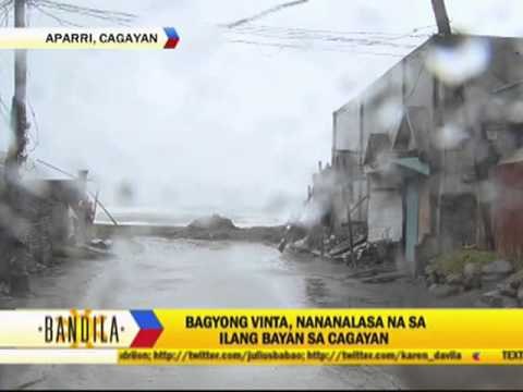 Typhoon Vinta slams into northern Luzon