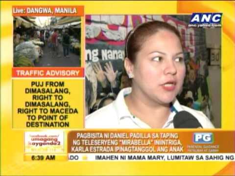 Mom explains why Daniel visits set of 'Mirabella'