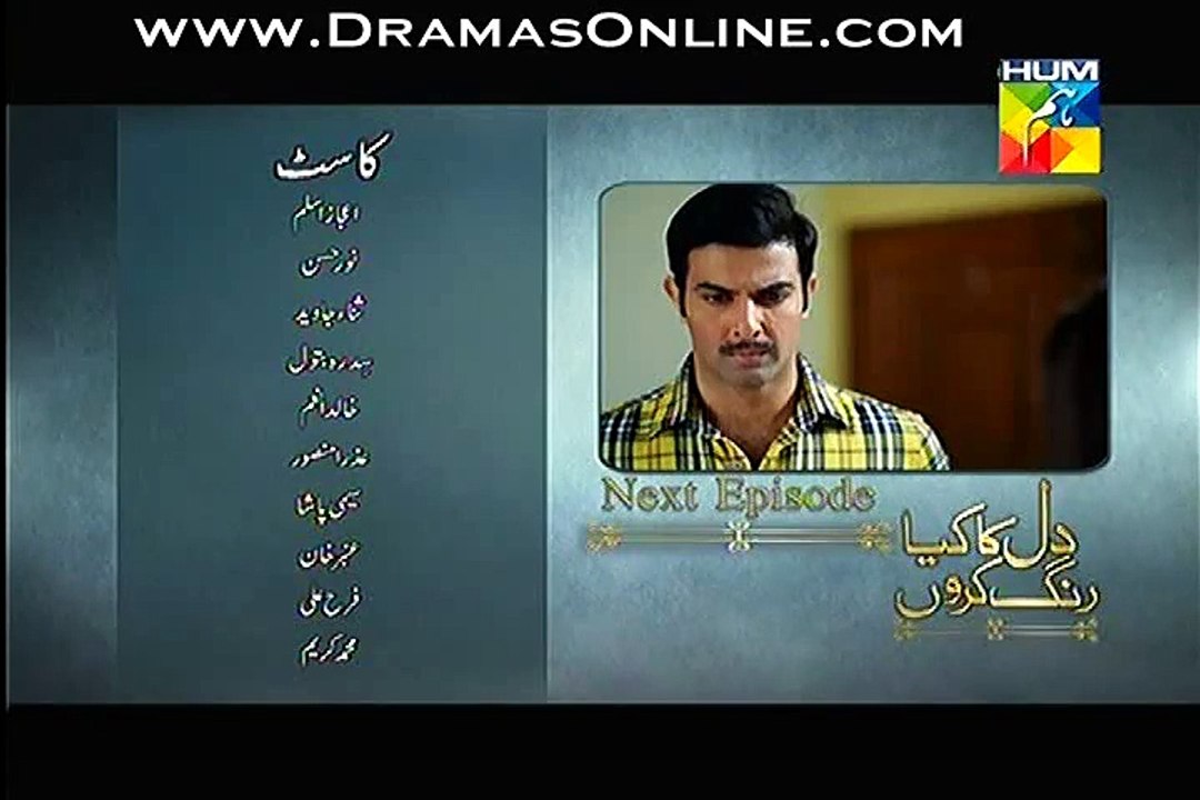 Dil Ka Kya Rung Karun Episode 14 Promo  on Hum Tv - 29th May 2015