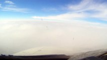 ✈Prague Airport - Landing Through Clouds (Cockpit View)