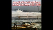 Recopilación de Marejadas en Antofagasta (03, 04) Julio 2013