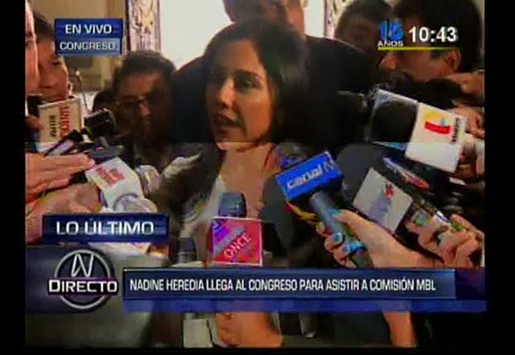 Nadine Heredia: “Martín Belaunde Lossio no ha tenido mi autorización para contratar con el Estado”