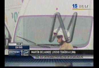 Belaunde Lossio ya está en la carceleta del Palacio de Justicia