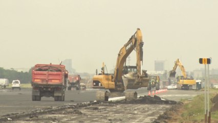 Début des travaux de rénovation de la piste 25 gauche à Brussels Airport