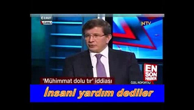 Adana Mit Tırları. Ahmet Davutoğlu Hukuka Aykırı bir durum yok dedi ama...