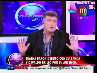 Jimena Barón debutó con su banda pero Osvaldo estuvo ausente