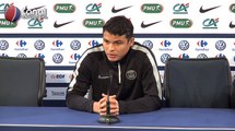 (CdF) Auxerre / PSG - La conférence de presse de Thiago Silva