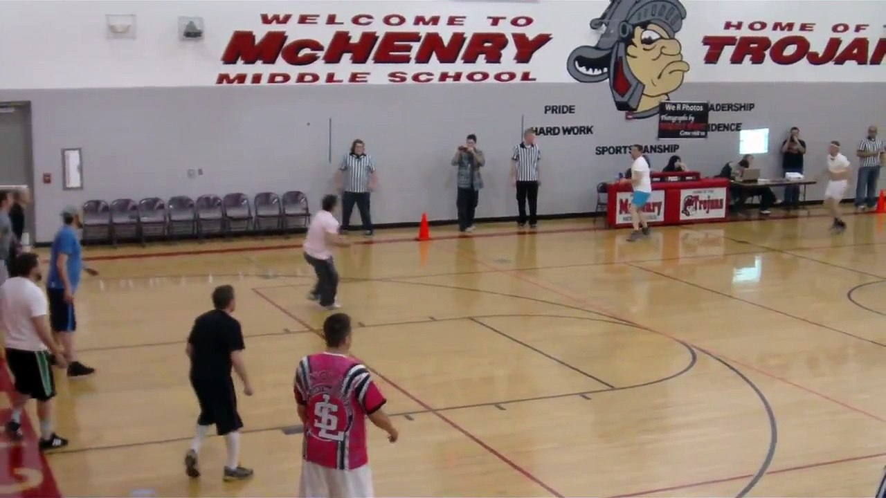 Dodgeball girl gets drilled