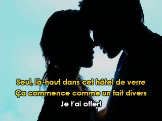 KARAOKE RICHARD COCCIANTE et FABIENNE THIBEAULT - Question de feeling