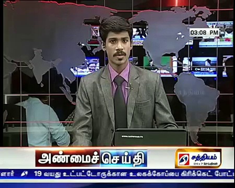 Again Vijayakanth gets angry on press people at New Delhi 14Feb2014