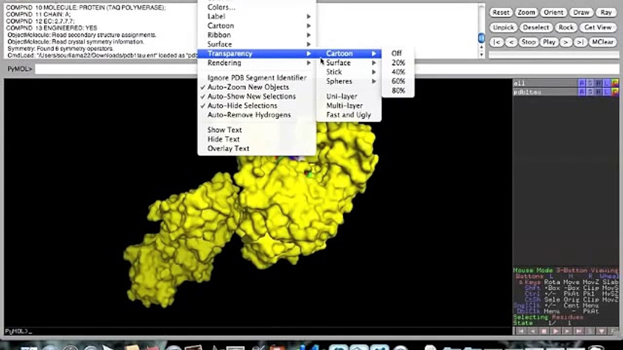 Changing Colors in PyMol