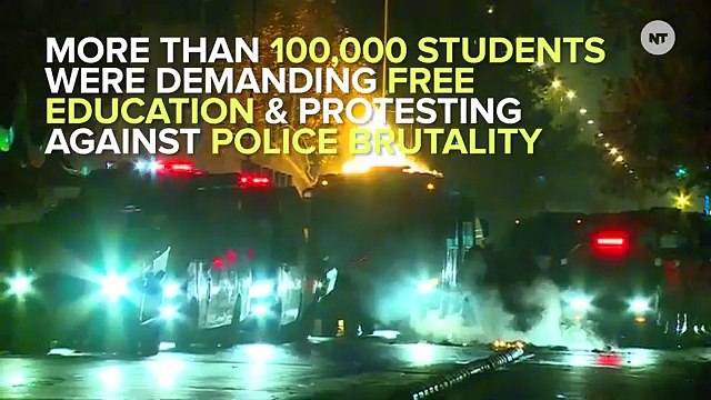 Violent Police Brutality Protests Erupt in Chile