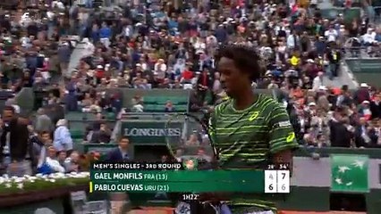 Fransa Açık : Highlights Monfils Cuevas