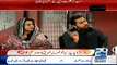 Maiza Hameed Vs Faiz-ul-Hassan Chohan in a Live Show