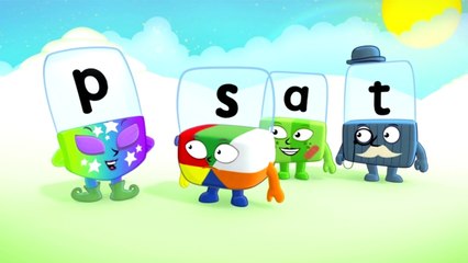 Meet The Alphablocks - "P" Pops By (Red Learning Level Step 1)
