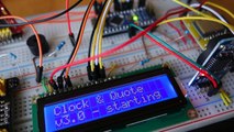 Arduino Nano, ESP8266 Stock Ticker and Synchronised Clock