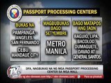 Newsbytes - TV Patrol - DFA opens passport processing centers in malls