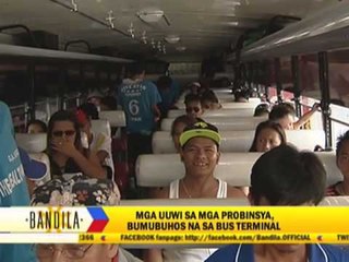 Bus terminals filling up amid long weekend