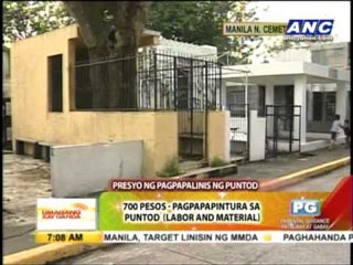 How much for tomb washing? Check the rates