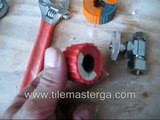 Shut off valve replacement - new compresion valve installation DIY  It takes 5 min !