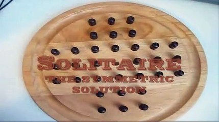 Peg Solitaire - the symmetric solution