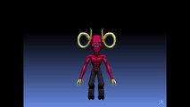leo and satan(Satan 3d model)