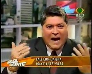 datena perde o controlo no ar